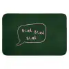 Tekstwolkje - Donkergroen - BLAH BLAH BLAH Badmat klein -3d