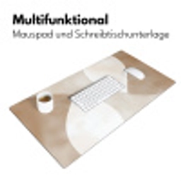 Bruin - Japandi - Abstract Muismat XXL klein -ysfeer4_duits