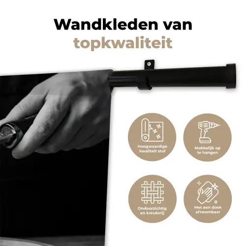 Kaas - Pasta - Rasp Wandkleed katoen klein -sfeer2