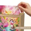 Kitten - Flamingo - Bloemen Light Box met kabel (Kinderlampje) klein -USP_websiteprintNL