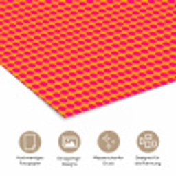 Modern - Stippen - Oranje poster papier klein 62 -tcloseup_DE
