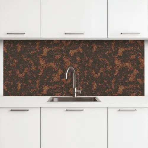 Zwart - Vlekken - Roest - Bruin keuken achterwand 2 middel 871 -3d