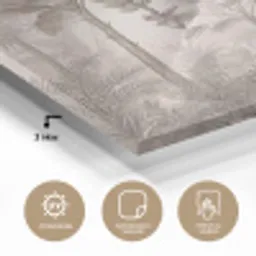 Jungle - Banenboom - Kolibrie - Beige plexiglas 5mm klein -wsfeer2_DE