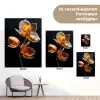 Bloem - Orchidee - Oranje tuinposter los doek klein -Xsfeer9_DE