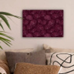 Bloemen - Patroon - Bordeauxrood canvas 2cm klein 34 -sfeer1