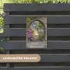 Verstopte tuin tuinposter los doek klein -sfeer3