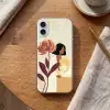 Vrouw - Minimalistisch - Bloem Apple iPhone 16 Plus klein -sfeer1
