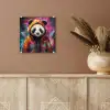 Panda - Jas - Graffiti - Oranje plexiglas 5mm klein -sfeer5