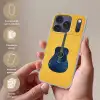 Gitaar - Akoestisch - Geel - Minimalistisch Telefoonhoesje iPhone 17 Pro klein -sfeer3_NL