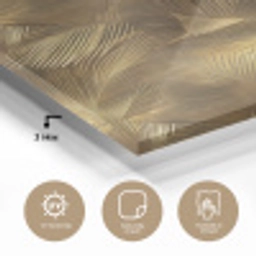 Palm - Waaier - Goud plexiglas 5mm klein 11 -sfeer2