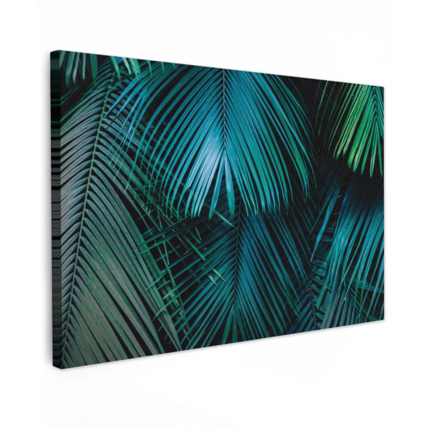 Bladeren - Tropisch - Jungle Tuinposter op houten frame 2 cm dik klein -3d