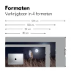 Kerkuil - Maan - Nacht Muismat XXL klein -sfeer5