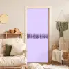 Mucho amor - Paars - Gelaagde letters deurposter klein -sfeer2