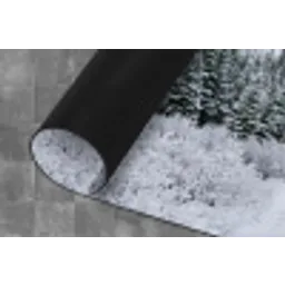 Weg - Bergen - Sneeuw - Naaldbos - Avontuurlijk Keukenloper - keukenmat middel -closeup