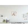 Terras - Stoelen - Strand - Beige textielposter latten blank klein -kinderkamer