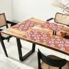 Bloemen - Grafisch - Oranje Placemat vinyl groot 368 -zzsfeer4_Kitchenyeah-website