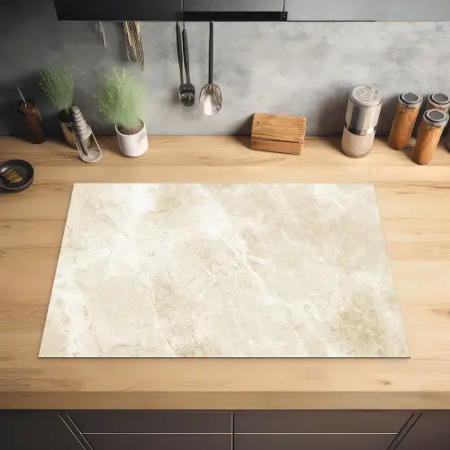 Marmeren Tijdlijn Inductie beschermer vinyl 3mm klein -sfeer5