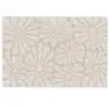 Bloemen - Print - Beige - Bruin - Minimalistisch Deurmat klein -zkaufland3d