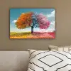 Boom - Kleurrijk - Natuur - Levensboom canvas 2cm klein -sfeer3