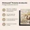 Bloemen - Vaas - Stilleven - Beige Inductie beschermer vinyl 3mm middel -zzzzzzusp-haakje_ES