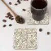 Takken - Botanisch - Taupe onderzetter kurk middel 366 -sfeer2