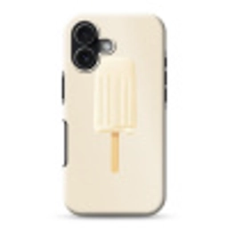Minimalistisch - Waterijsje - Stokje - Beige Toughcase MagSafe Apple iPhone 17 klein -3d