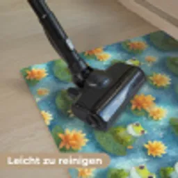 Kikker - Lelies - Groen Deurmat klein 898 -reinigen_DE