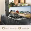 Strand - Huisjes - Kleurrijk - Duinen keuken achterwand 2 middel -usp_NL