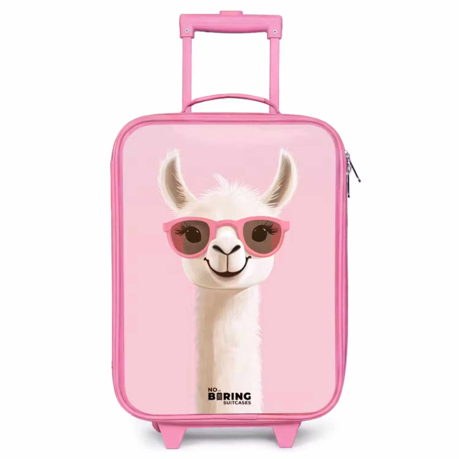 Kinderkoffer - Roze - Lama - Wit - Zonnebril - Wimpers