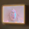 Kever - Metallic - Lichteffect - Roze Light Box met batterij (Wandlamp) middel -z3d_website