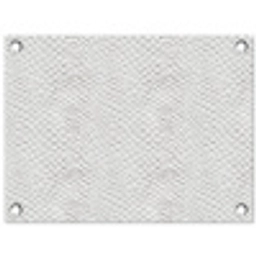 Slang - Patroon - Wit tuinposter los doek klein 239 -3d