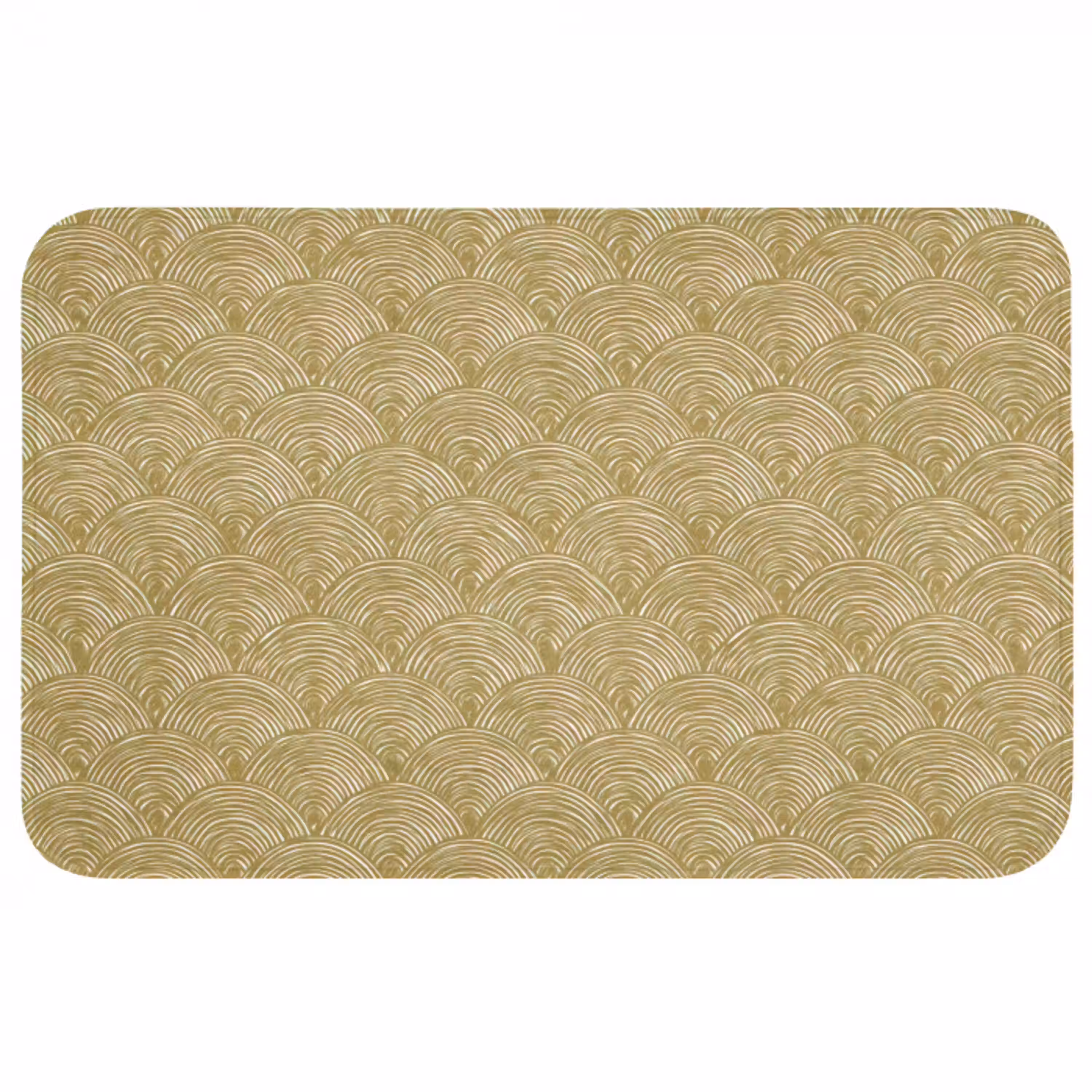 Waaier - Geometrisch - Groen WCmat middel 1009 -3d