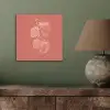 Minimalistisch - Illustratie - Aardbei - Tak aluminium wit klein -sfeer2