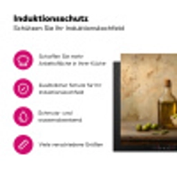Olijven - Stilleven - Vintage Inductie beschermer vinyl 3mm klein -zzzzzzz-lf-ups