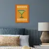 Illustratie - Margarita - Sinaasappelschijf - Oranje poster papier klein -sfeer2