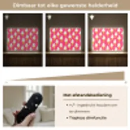 Softijs - Horentje - Roze Light Box met batterij (Wandlamp) middel 907 -USP_dimbaarNL