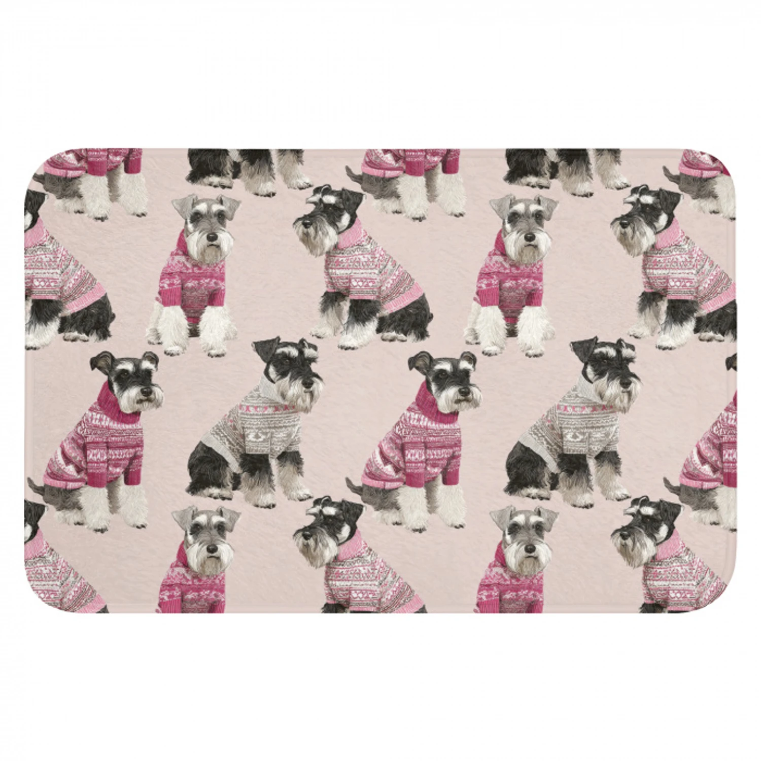 Honden - Truien - Rood Badmat klein 997 -3d
