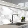Wit - Marmer - Bruin keuken achterwand 2 middel 871 -3d_schuin