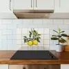 Citroen - Decoratie - Keramiek - Takken keuken achterwand spatscherm klein -sfeer2