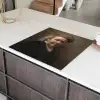 Zelfportret - Schilderij van Rembrandt van Rijn Inductie beschermer vinyl 3mm middel -sfeer8