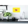 Fruit - Watermeloen - Geel Muursticker klein -keuken