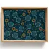 Blauw - Patroon - Retro Dienblad Rechthoek middel 911 -z3d_shopping