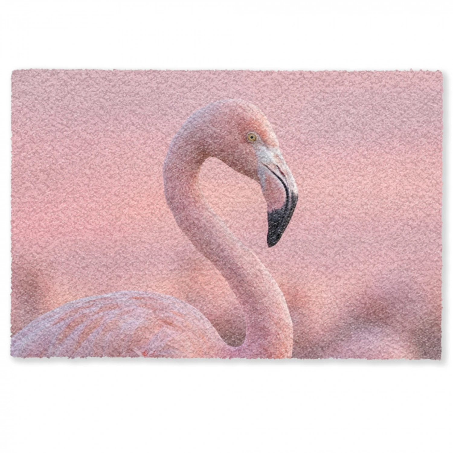 Flamingo - Portret - Roze Deurmat klein -zkaufland3d