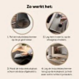Wijn - Glazen - Druiven - Wijngaard Inductie beschermer vinyl 3mm middel -sfeer9