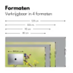 Vogel - Tak - Natuur - Kleurrijk Muismat XXL klein -sfeer5
