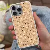 Terrazzo - Patroon - Kleurrijk - Oranje Hoesje iPhone 16 Pro Max met koord klein 804 -sfeer3