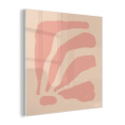 Bohemian - Roze - Pastel - Abstract plexiglas 5mm klein -z3d