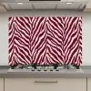 Zebra - Motief - Bordeaux - Rood keuken achterwand spatscherm klein 900 -3d_website