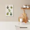 Appels - Groen - Illustratie - Bladeren KitchenYeah - Keuken - Canvas klein -sfeer1