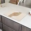 Symmetrische bocht - Koperkleurig Inductie beschermer vinyl 3mm klein -sfeer8